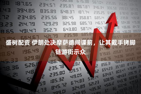 盛树配资 伊朗处决摩萨德间谍前，让其戴手铐脚链游街示众