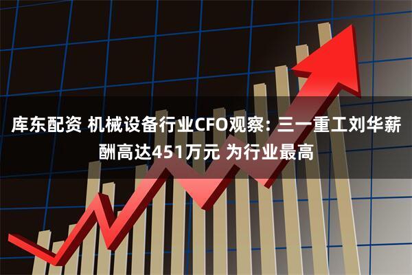 库东配资 机械设备行业CFO观察: 三一重工刘华薪酬高达451万元 为行业最高